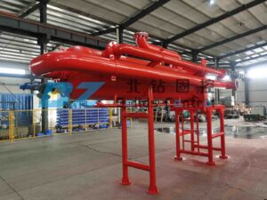 Folding mud gas separator